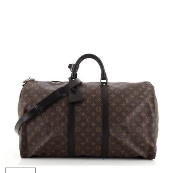 Louis Vuitton Brown and Black Duffel Bag - Picture 1 of 10